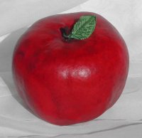 Red Apple Holiday Gourd