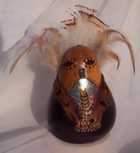 Little Shaman Primitive Gourd
