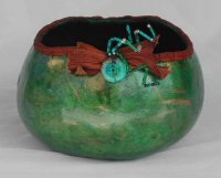 Island Magic Embellished Gourd