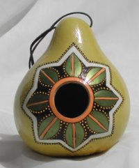 Kiwi Gourd Birdhouse