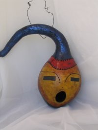 Jester Gourd Birdhouse