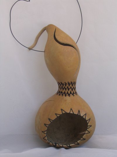 Rustic Gourd Birdhouse