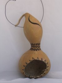 Rustic Gourd Birdhouse